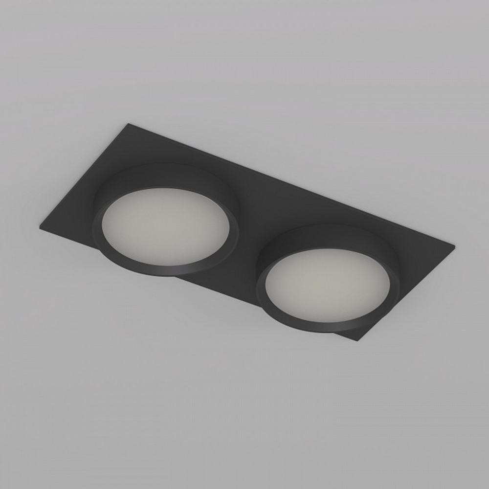 Встраиваемый светильник Denkirs FLAT DK2092-BK