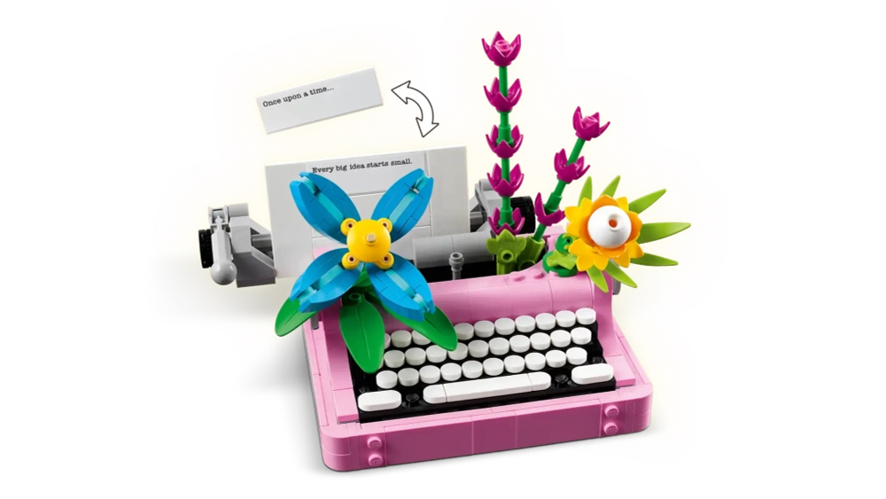 Конструктор LEGO Creator 31169 Пишущая машинка с цветами, 3в1