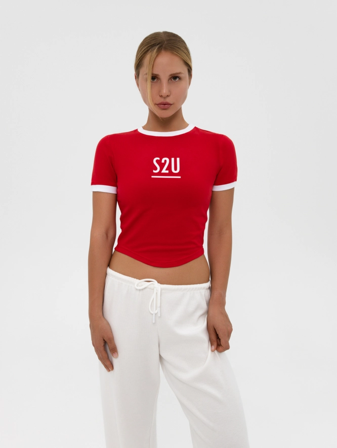 Футболка short red