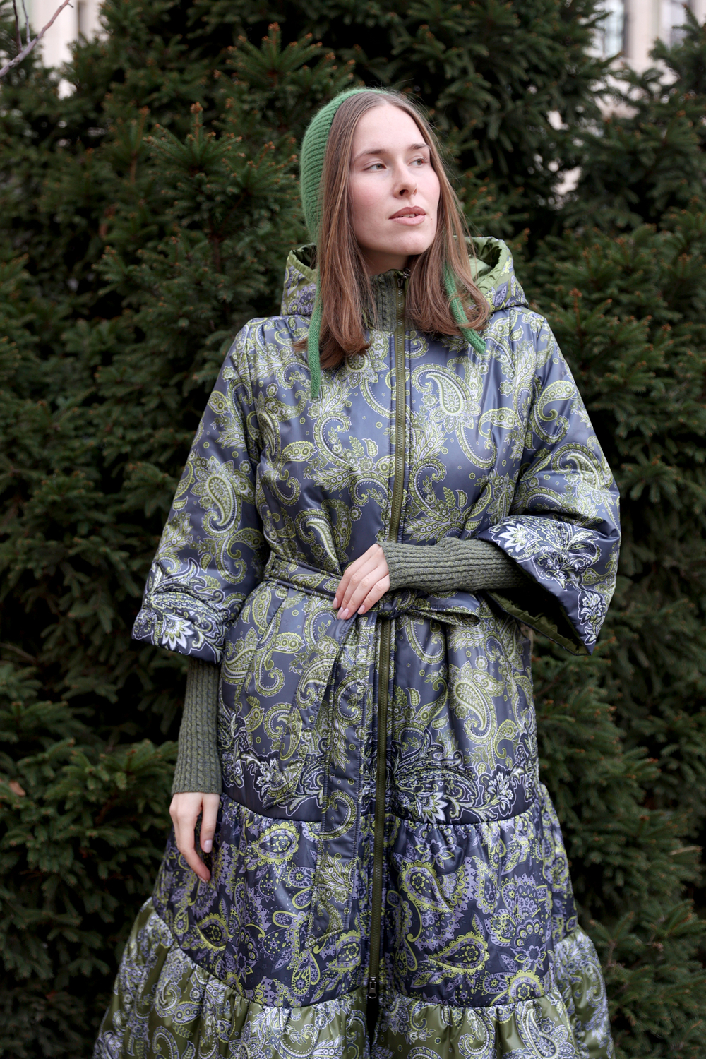Coat "Kupavna (winter). Polar Owls"