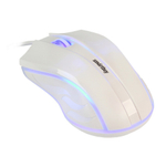 Мышь проводная с подсветкой Smartbuy ONE 338 USB/DPI 1200/3 кнопки/LED/1.4м (SBM-338-W) белая