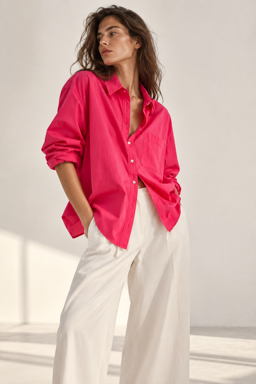 Хлопковая рубашка Zara, ХS