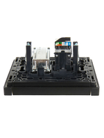 FORTE&PIANO Розетка двойная TV+RJ45 кат.5E FP136 черный IEK