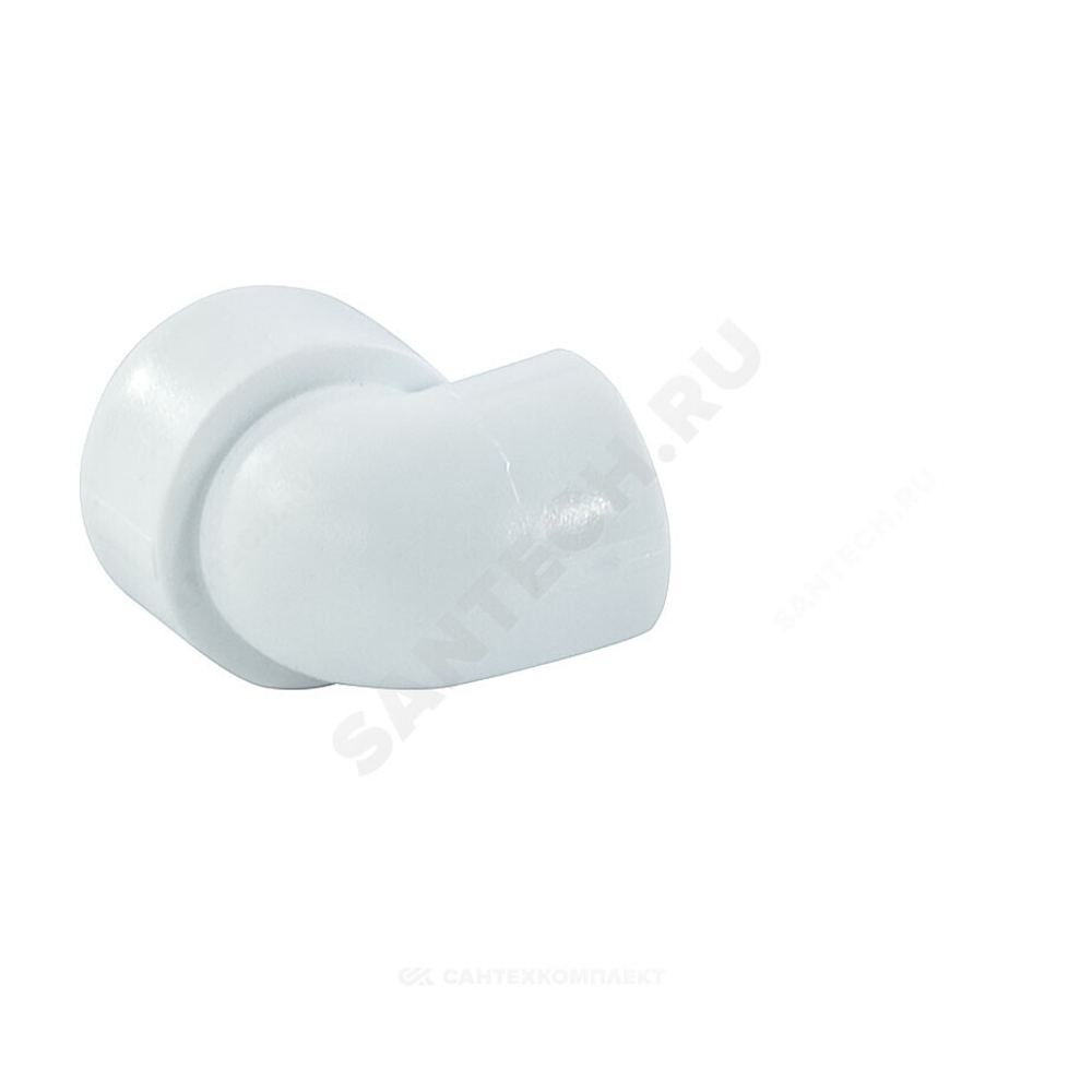 Угольник PP-R переходной белый Дн 32х25х90гр внутренняя пайка VALFEX 10116032