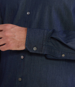 Рубашка Cut Away Washed DENIM Oscar Jacobson - темно-синий(12099786)