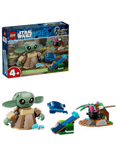 Конструктор Лего Звёздные войны Дом Грогу | LEGO Star Wars Grogu’s Home 75443, коллекционный набор, 524 детали (8+