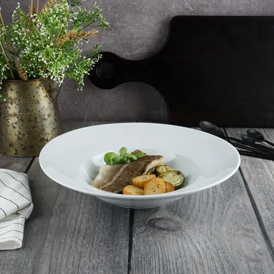 Тарелка глубокая 500 мл d 30,5 см h6,8 см белая фарфор Glory Eco P.L. Proff Cuisine [4]