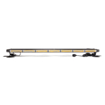 AE102W-8COB-4S-M Маяк-стробоскоп 12/24 В, 102 Вт, желтый, 4-стор. (8+8+2 блока COB), 28 реж., крепление на магните, прикуриватель (провод 3м), 1160*120*78 мм