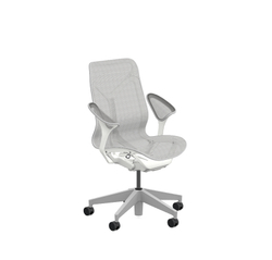 Кресло Herman Miller Cosm, средняя спинка, цвет Mineral, подлокотники «лепестки» (Leaf)