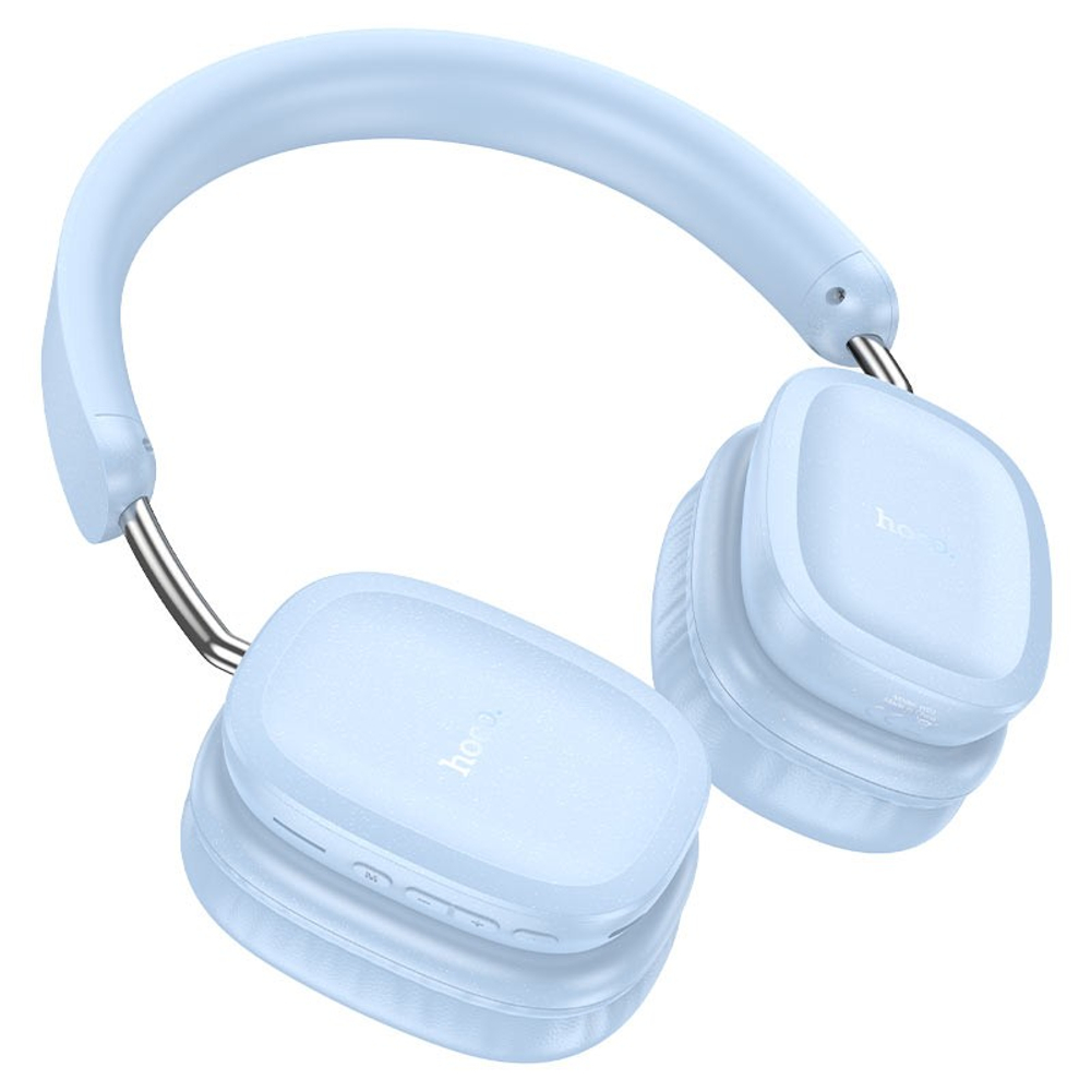 Стереонаушники Bluetooth полноразмерные Hoco W51 BT5.3/46ч синие