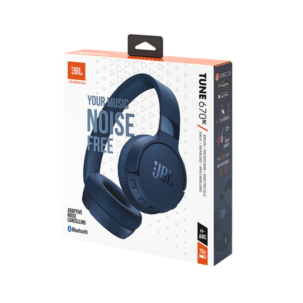 Беспроводные наушники JBL Tune 670NC Blue - 7