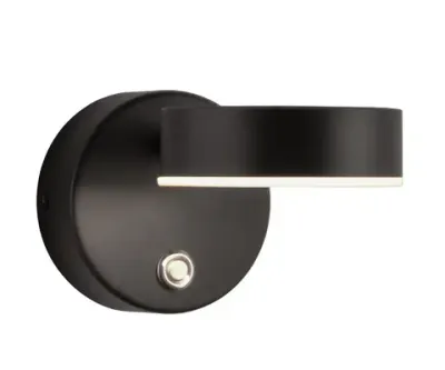 08450W,19 Бра Гайли черный w10*10*24 Led 10W (4000K). ТМ Kink Light