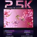 17" Портативный монитор VCHANCE 2.5K IPS 2560x1600, 144 Гц