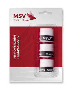 Теннисные намотки MSV Prespi Absorb Overgrip white 3P
