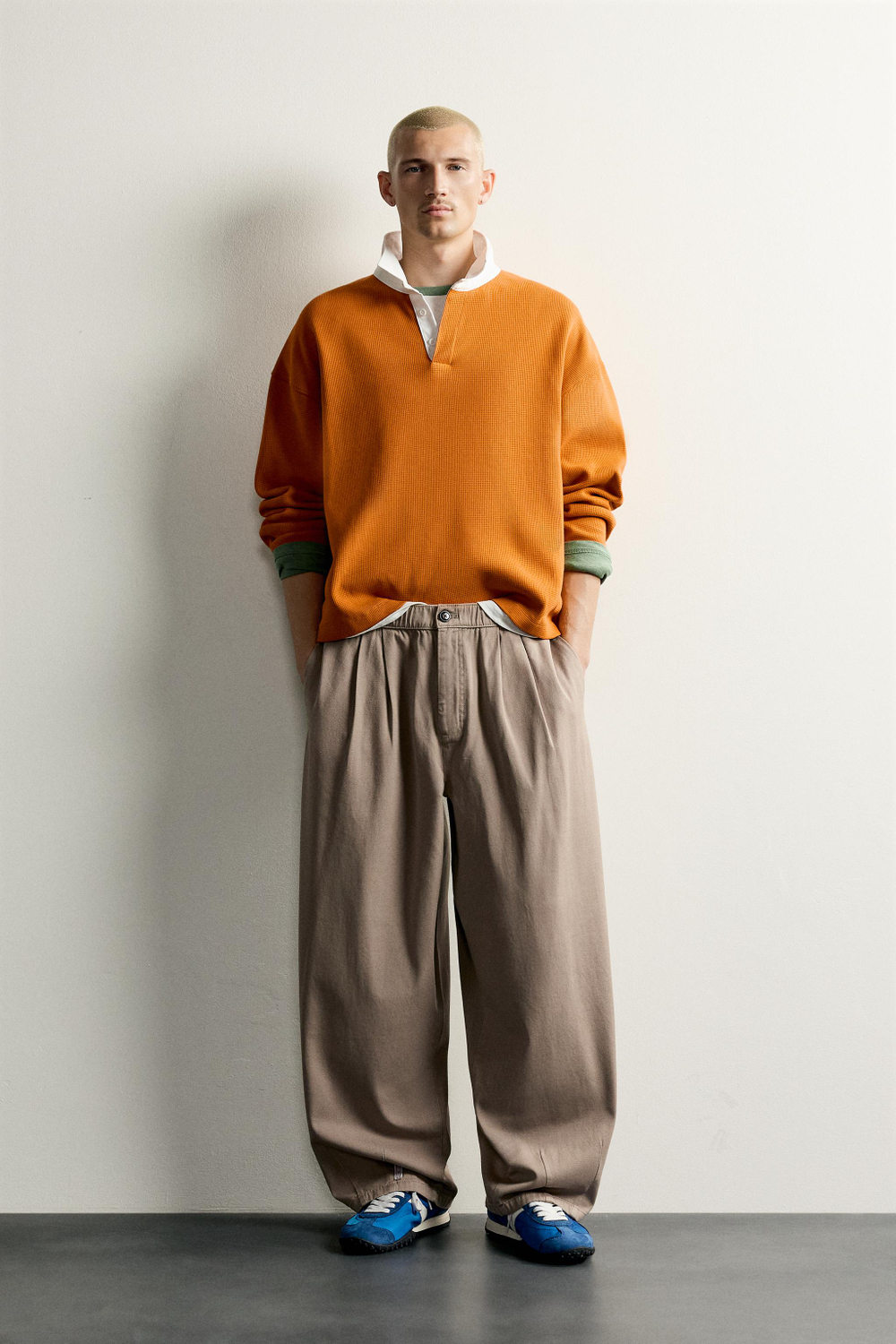 БРЮКИ BALLOON FIT CONFORT — ZARA