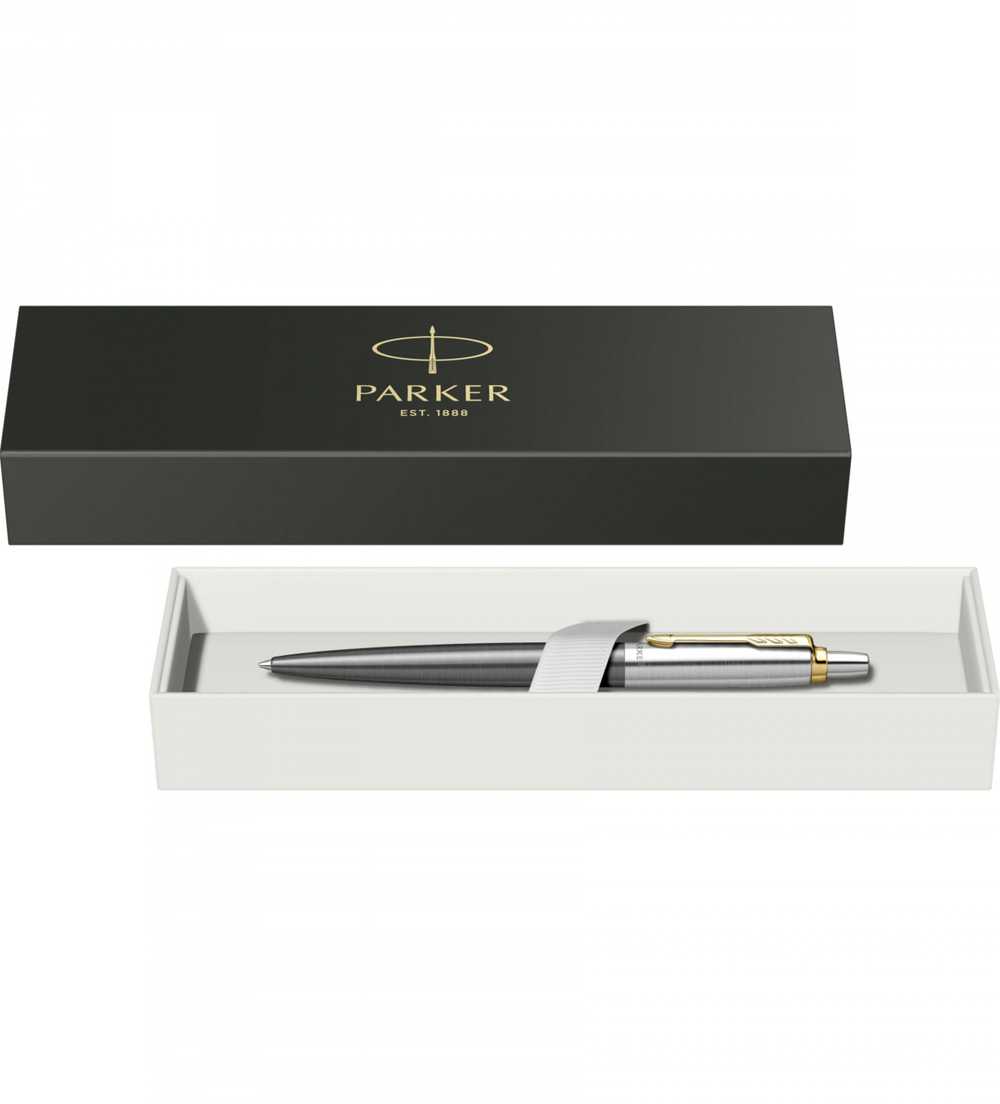 Parker Jotter - Grey Core GT, шариковая ручка, M, подарочная упаковка