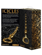 Анальный фаллоимитатор елочка Icicles Gold Edition G-Spot и P-Spot G09 золотой (Цвет: золотой)