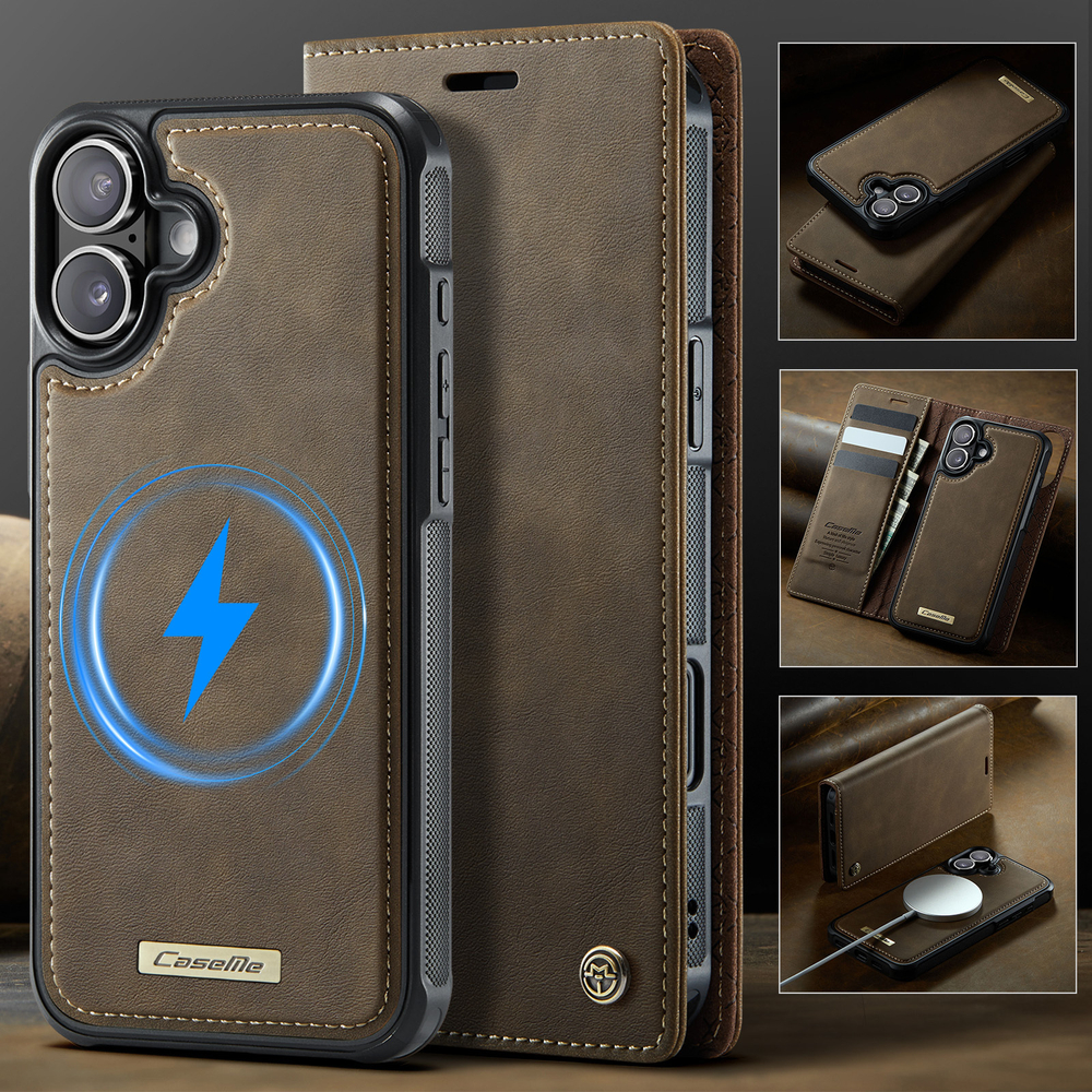 Чехол-кошелек CaseMe 2 in 1 MagSafe iPhone 16