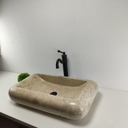 Раковина из мрамора Kotak Luncur bibir KL-60862 70x40x15 из натурального камня