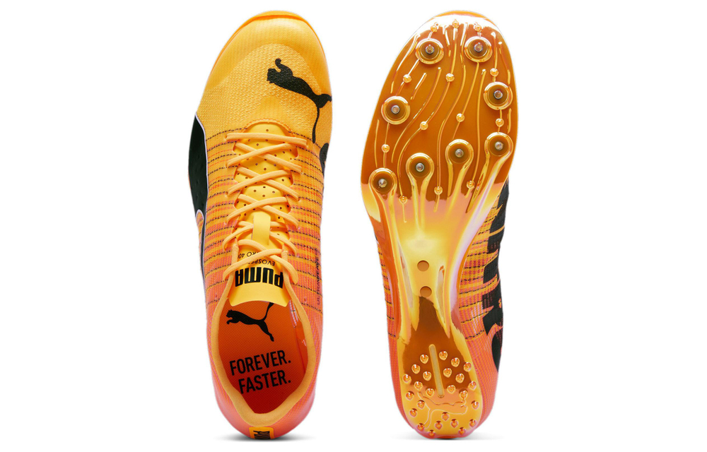 PUMA EvoSPEED Tokyo Nitro SlipResistant LowTop Running Shoe "Orange Black"