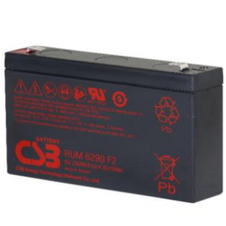 Аккумулятор CSB RUM6290 F2 ( 6В ) AGM