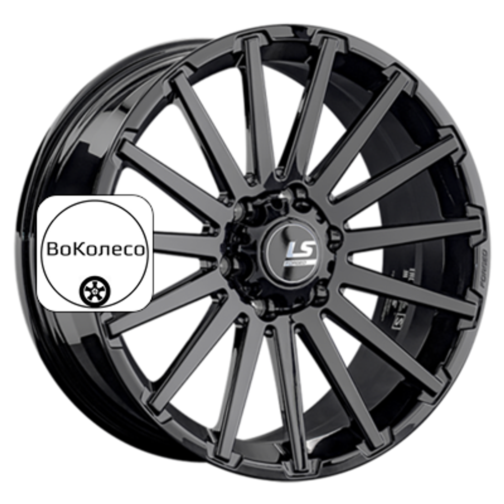 8,5x19/6x139,7 ET36 D100,1 LS FG32 BK (конус, Колпак+лого) LS Forged