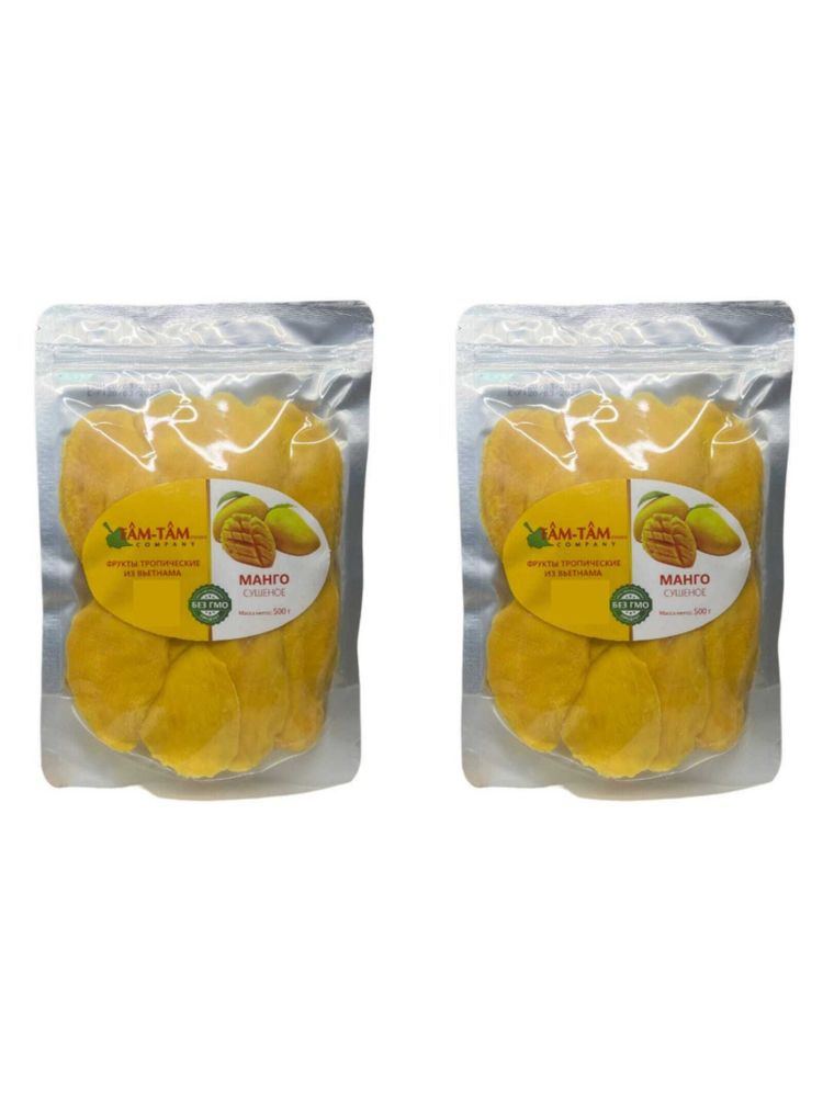 Манго Tam Tam cушеное, 500 г, 2 шт
