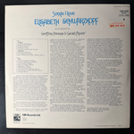 Elisabeth Schwarzkopf -Schubert, Schumann, Wolf ‎– Songs I Love (Англия 1975г.) Promo