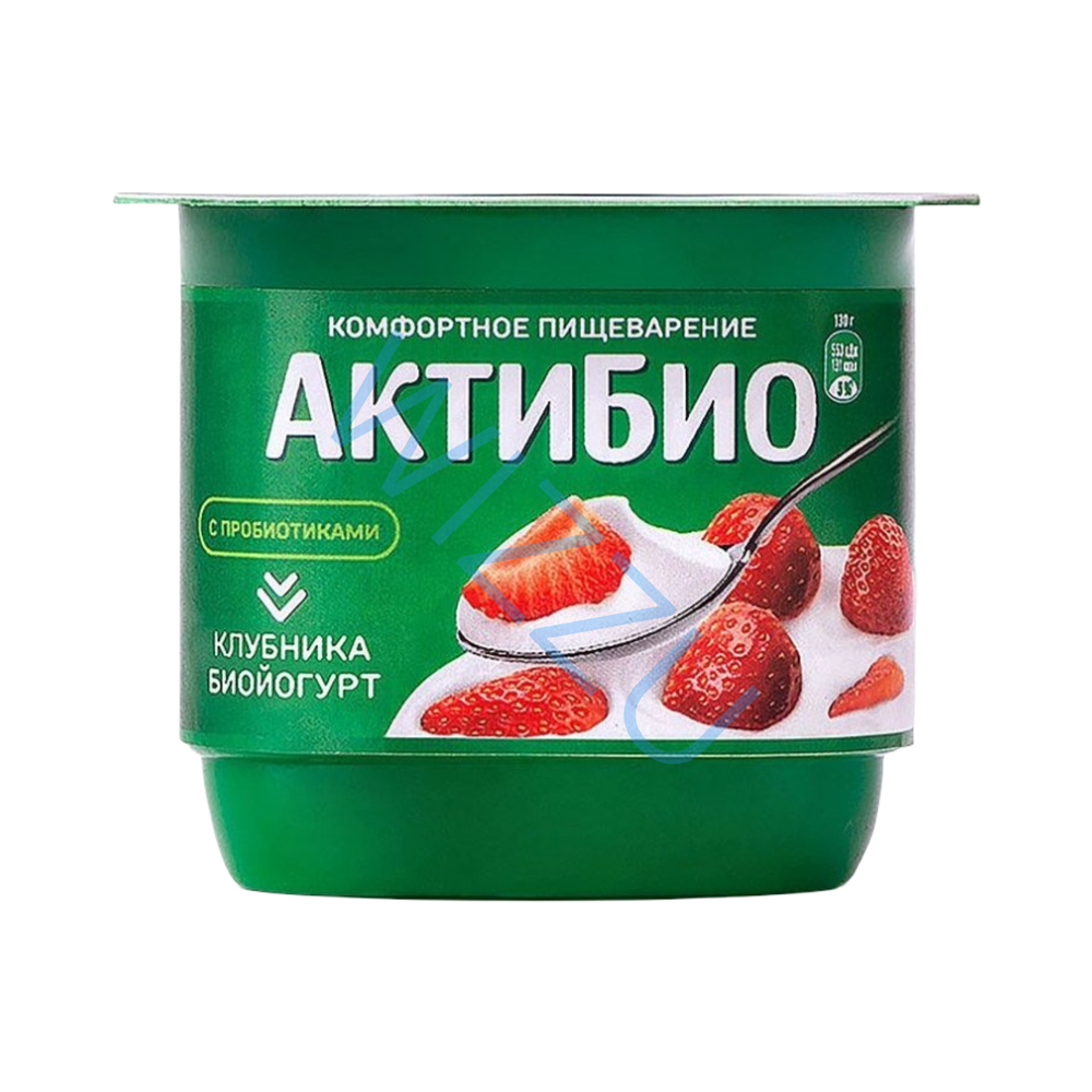 Йогурт Актибио 130г Клубника