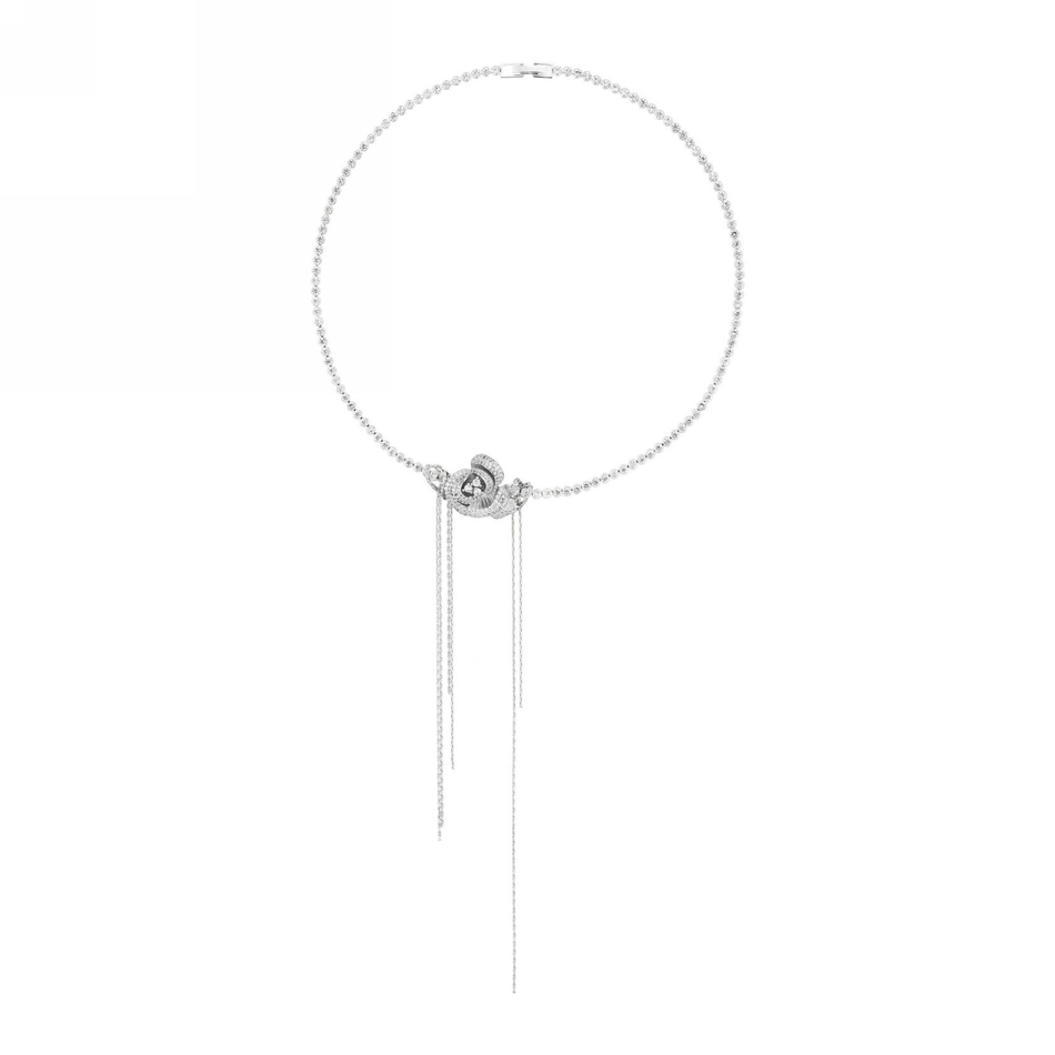 Шейное украшение роза — Caviar Jewellery, серебро