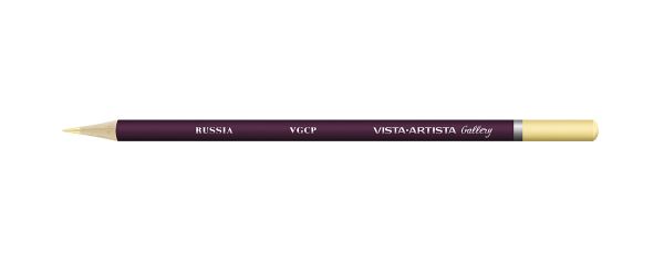 Карандаш цветной художественный заточенный, 6 шт, 201 Кремовый (Cream), Vista-Artista Gallery VGCP
