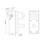 Встраиваемая часть смесителя Artize LEX-CHR-67075C
