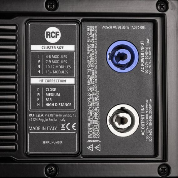 RCF HDL 30-A активная АС, 1100Вт, динамик 10 дюймов