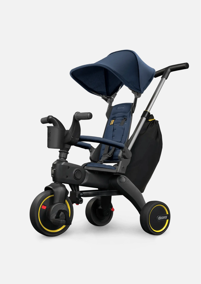 Doona Складной трехколесный велосипед Liki Trike S3, Deep Blue
