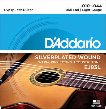 Струны для акустической гитары типа Selmer D'ADDARIO EJ83 L