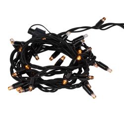 Гирлянда ЭРА ERAPS-NZ1 светодиодная новогодняя уличная нить 3 м желтая 30LED | Профессиональное праздничное и новогоднее освещение