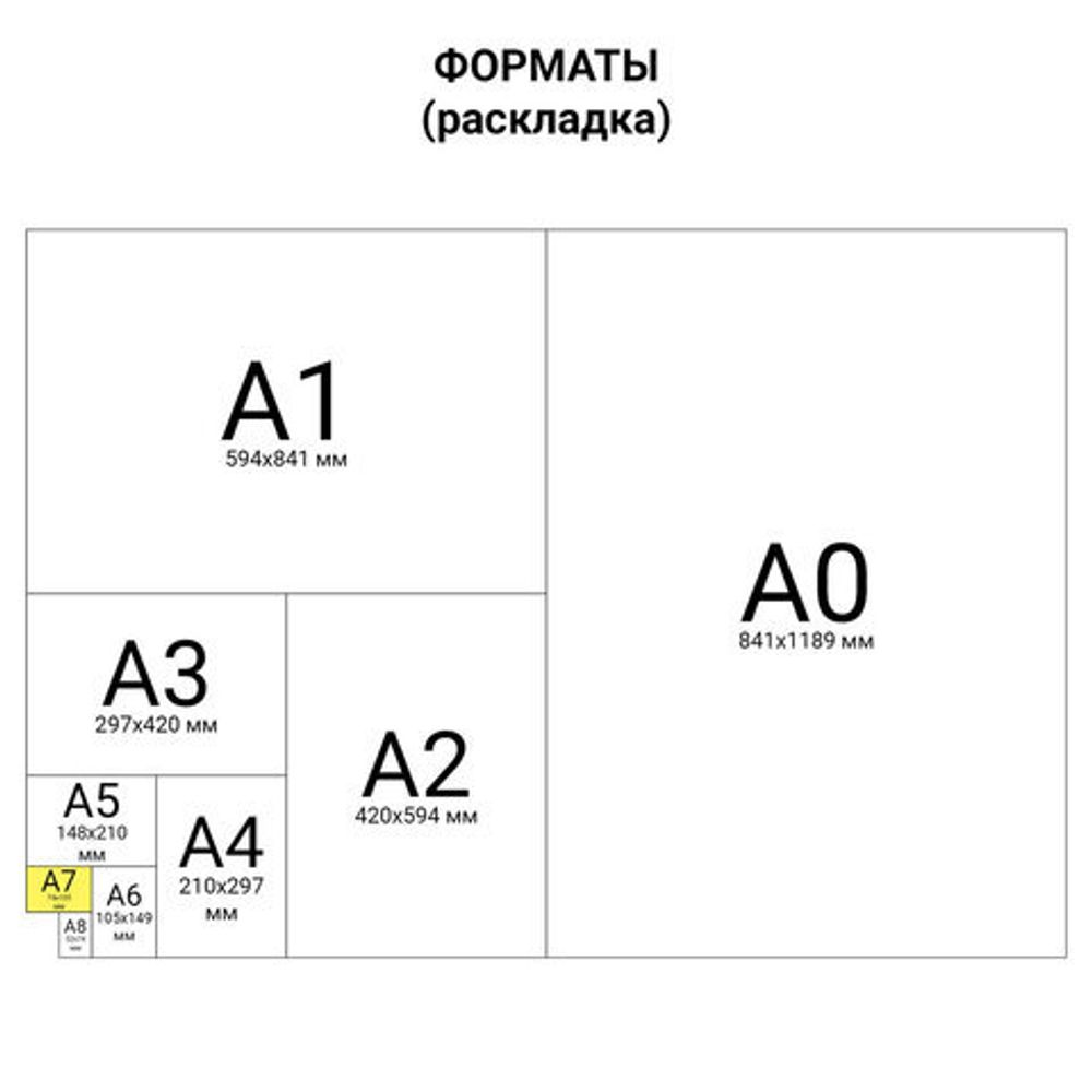 Блокнот МАЛЫЙ ФОРМАТ (75х105 мм) А7, 60 л., гребень, картон, клетка, HATBER, "Йога-Фитнес", 60Б7В1гр