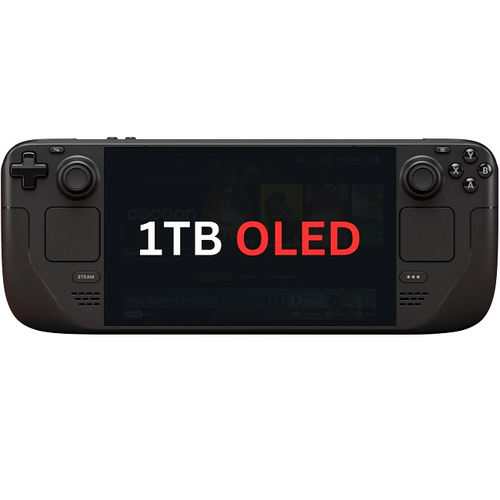 Игровая приставка Valve Steam Deck OLED, 1TB, SSD, сенсор, черный