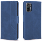 Стильный чехол-книжка из кожи для XIAOMI REDMI NOTE 10 / 10S и POCO M5s с отделом для наличных, 3 слотами для карт и подставкой
