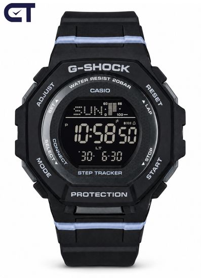 CASIO GMD-B300-1DR G-SHOCK женские наручные часы — компактная женская G-SQUAD с Bluetooth и шагомером
