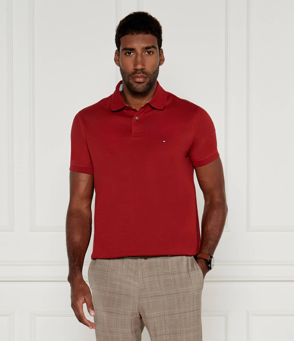 Поло Tommy Hilfiger - коралловый(MW0MW17770)