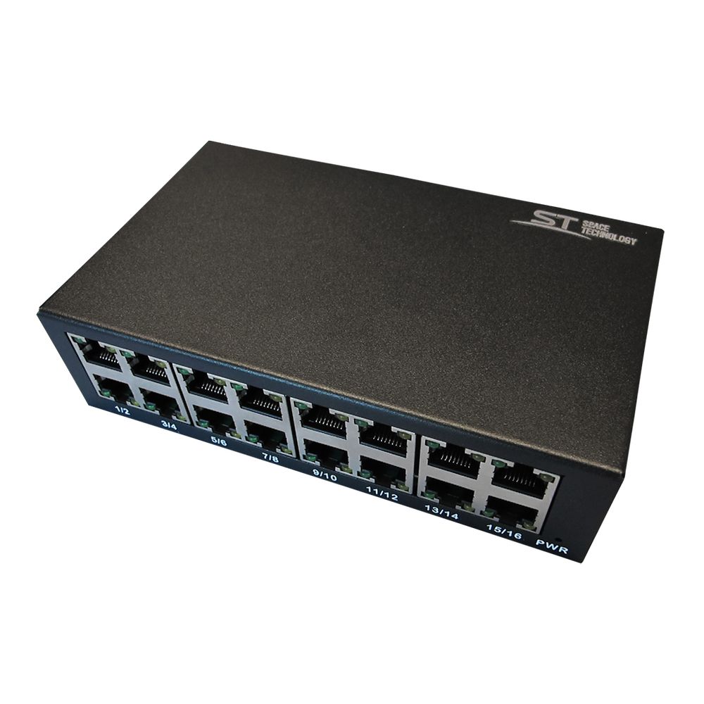 Коммутатор на 16 Ethernet портов ST-ES161M V.2 (пп969) (Без блока питания)