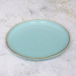 Тарелка керамическая «Tiffany Blue» 25*3см