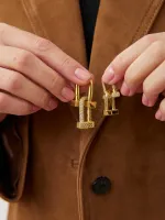СЕРЬГИ "STATEMENT 2 IN 1"