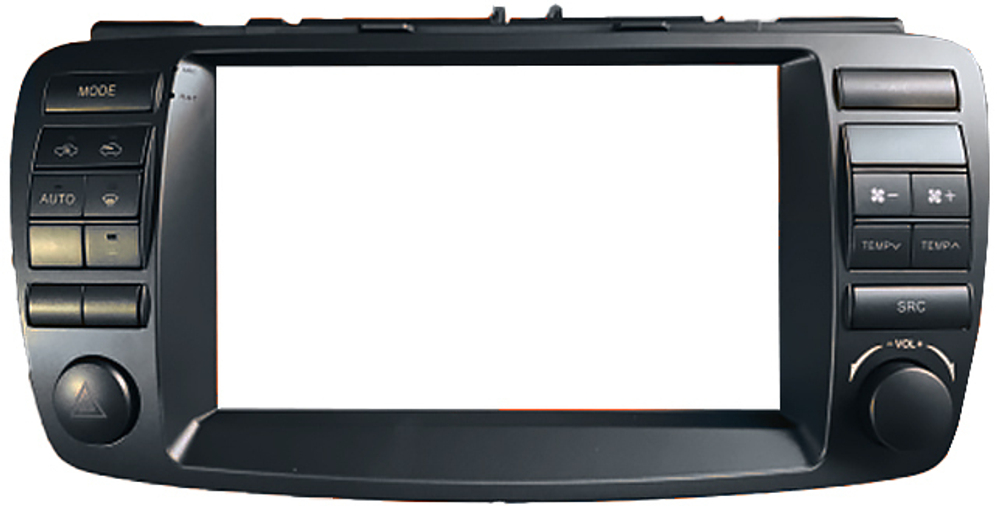 Переходная рамка магнитолы TOYOTA BREVIS 2001-2007 (прав) 9 дюймов