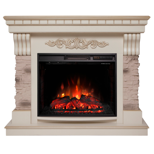 Каминокомплект Real Flame Marseilles WT с очагом Sparta 25,5