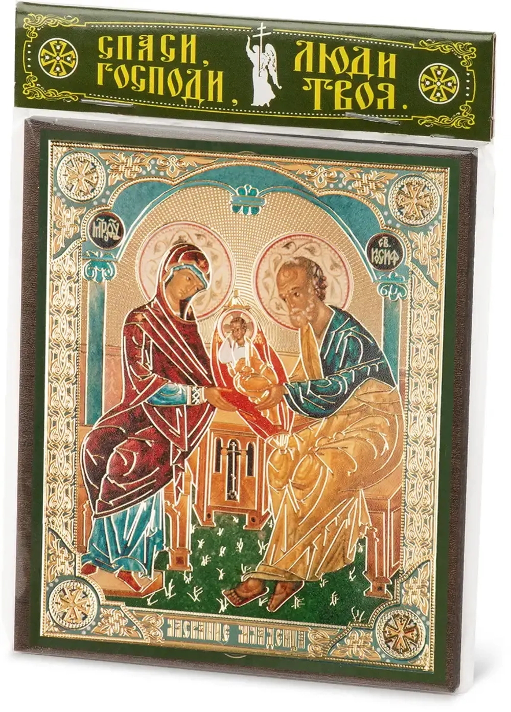 Икона БМ "Ласкание младенца" 10х12 на МДФ-6 (1012-1490Ф)