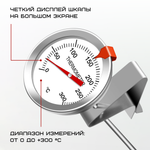 Термометр с клипсой 30 см CGPro