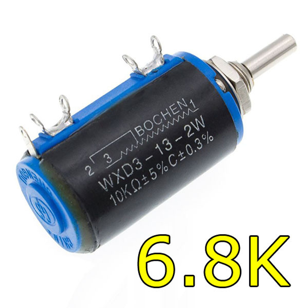 Потенциометр BOCHEN WXD3-13-2W 6.8K