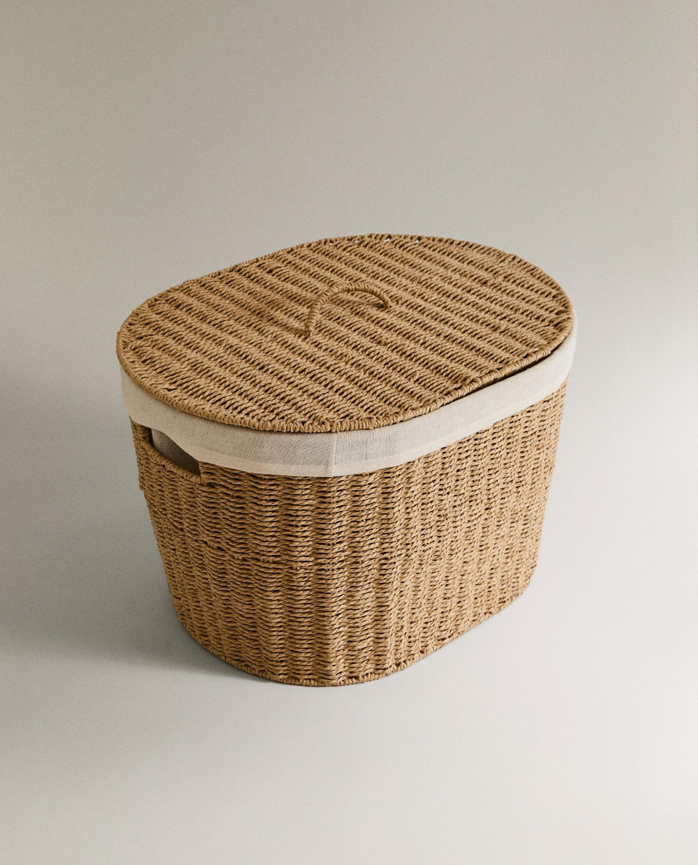 Корзина из плетёной бумаги Zara Home, фото 8